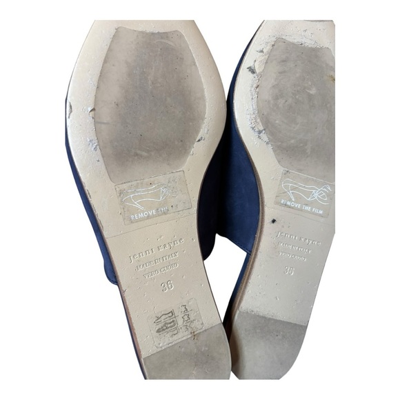 Jenni Kayne Women's Suede Mule Navy Blue Size 36 - Picture 6 of 16